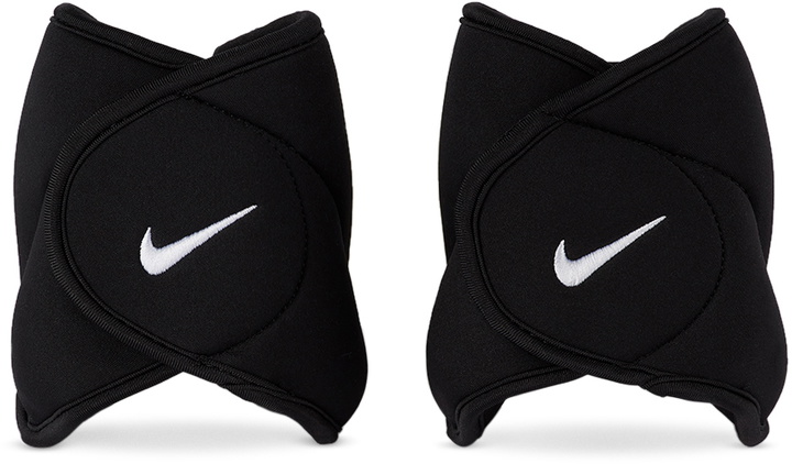 Photo: Nike Black Adjustable Ankle Weight Set, 2.5 lb