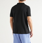 Nike Tennis - NikeCourt Team Logo-Print Dri-FIT Tennis Polo Shirt - Black