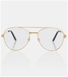 Cartier Eyewear Collection - Santos de Cartier aviator glasses