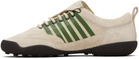Dsquared2 Beige & Green Soccer Sneakers