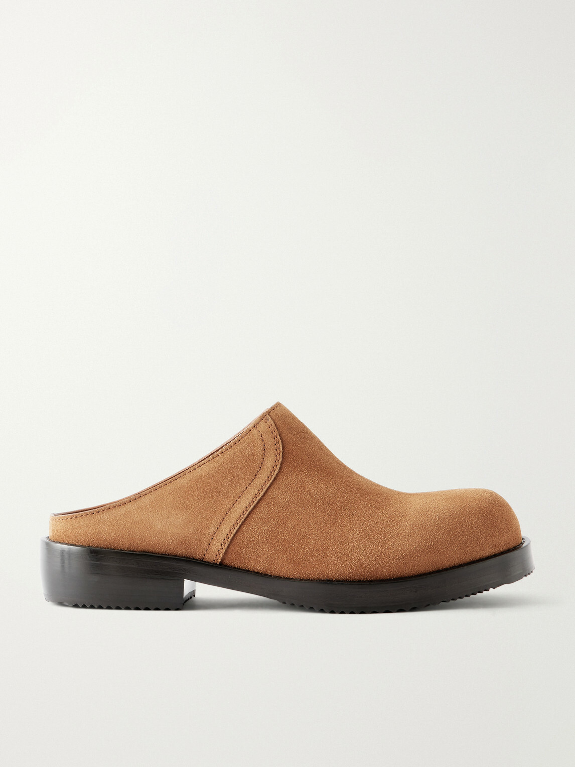 Dries Van Noten - Suede Mules - Brown