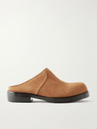 Dries Van Noten - Suede Mules - Brown
