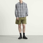 Snow Peak Men's Fade Check Breezy Shirt in Greige