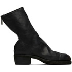 Guidi Black Back Zip Boots