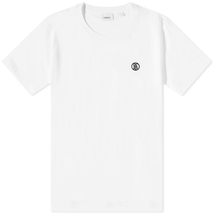 Photo: Burberry Men's Parker TB Circle Logo T-Shirt in White