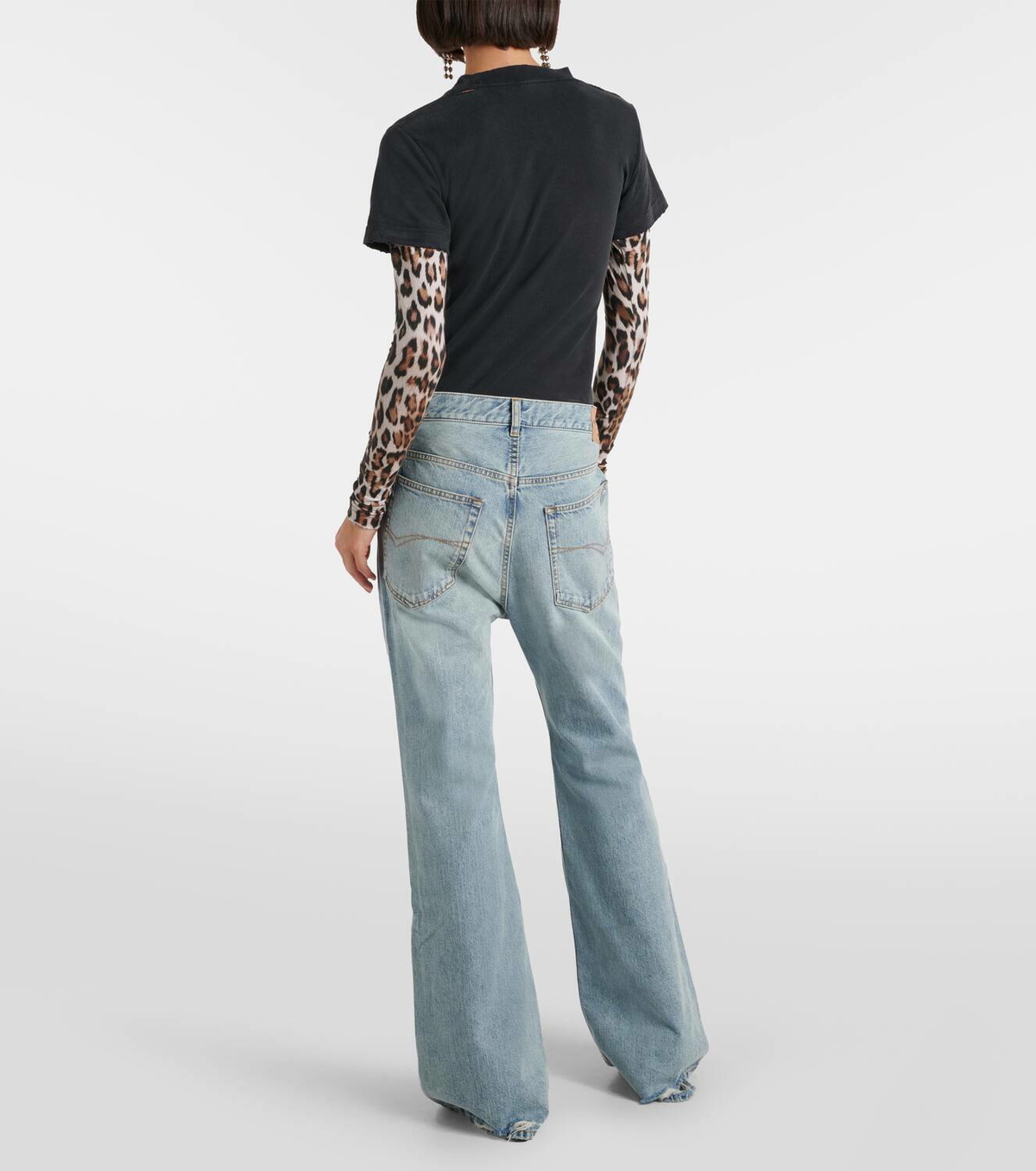 【送料&関税込】Balenciaga Flared-leg Jeans Balenciaga Flared Jeans | Blue | FARFETCH