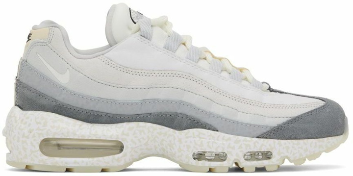 Photo: Nike Off-White & Gray Air Max 95 QS Sneakers