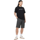 MM6 Maison Margiela Black Overdyed Jersey T-shirt
