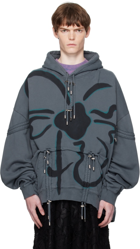 Photo: Collina Strada Gray Burst Hoodie