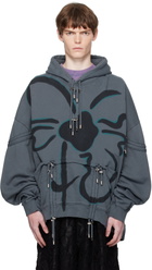 Collina Strada Gray Burst Hoodie