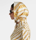 Versace Versace Treasure silk twill scarf