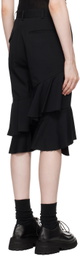 Black Comme des Garçons Black Ruffled Trousers