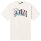Palm Angels Men's Sign T-Shirt in White/Multi