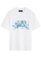 Amiri Garden Printed Cotton T-shirt White