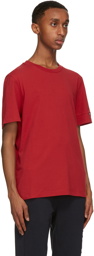 Moncler Red Logo Sleeve T-Shirt