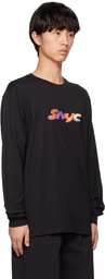 Saturdays NYC Black 3D 'SNYC' Long Sleeve T-Shirt