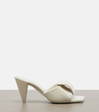 Loewe Origami leather mules