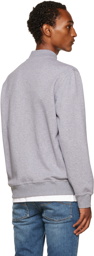 Brunello Cucinelli Gray Zip Sweatshirt