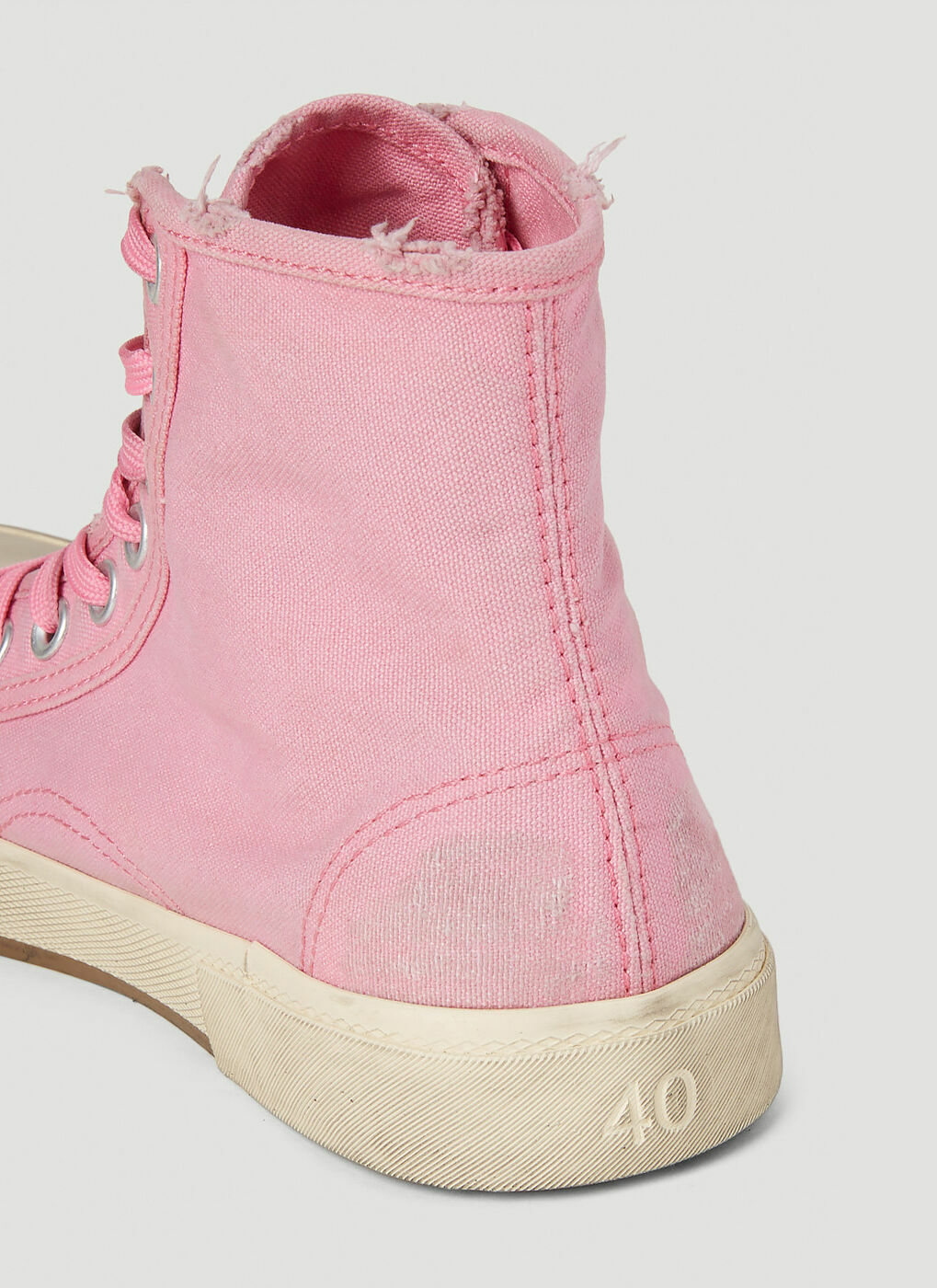Balenciaga - Paris High Top Sneakers in Pink Balenciaga