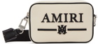 AMIRI Beige Embroidery Camera Bag