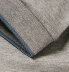 Brioni - Silk-Tipped Stretch-Cotton T-Shirt - Men - Gray