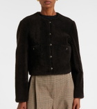 Dorothee Schumacher Soft Touch cropped reversible leather jacket