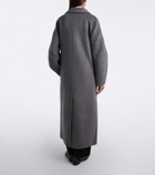 Lisa Yang Double-breasted wool and cashmere coat