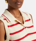 Altuzarra Elmer striped cotton-blend top