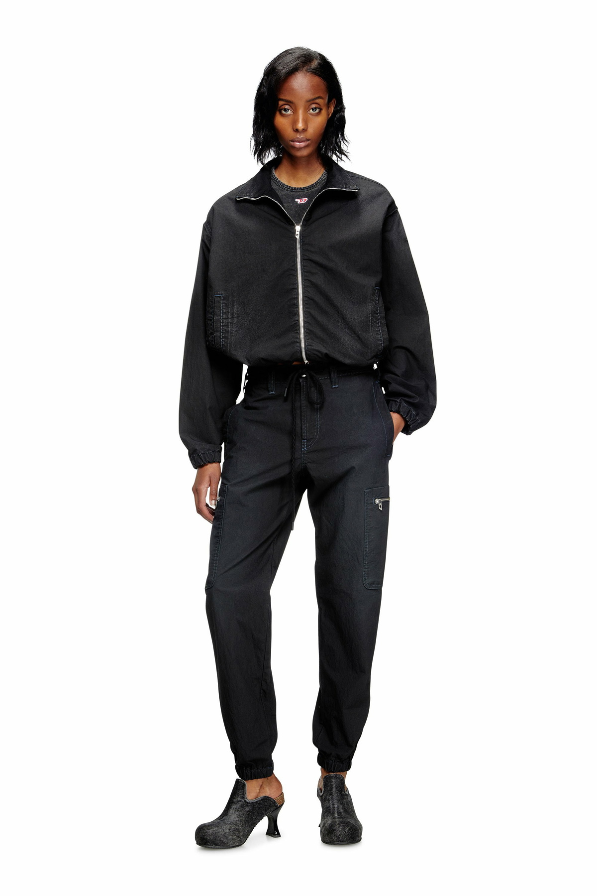 Diesel Slim D-Lab Jogg Jeans - Jeans - Unisex - Black