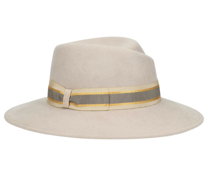 Photo: Borsalino Romy Wool Felt With Striped Hatband