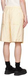 Jil Sander Beige Drawstring Shorts