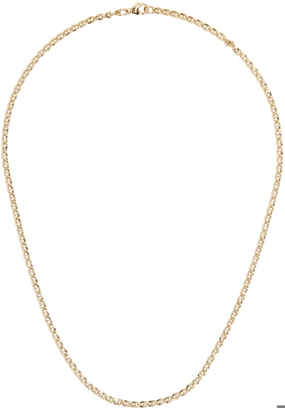 Photo: MAPLE Gold Bar Curb Chain Necklace