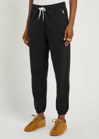 Polo Ralph Lauren Logo-embroidered Cotton-blend Sweatpants Black