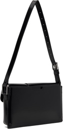 BY FAR Black Billy Semi Patent Leather Shoulder Bag