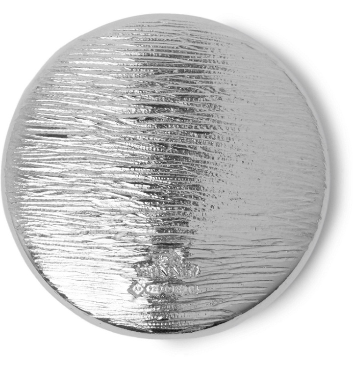 Photo: Bunney - Textured Sterling Silver Badge - Silver
