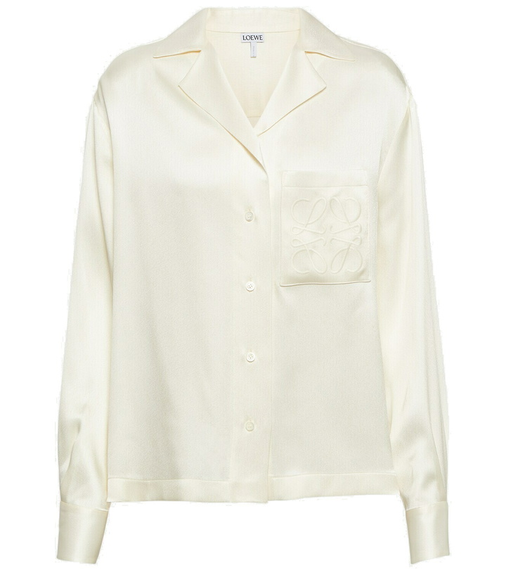Photo: Loewe Anagram silk shirt
