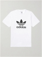 ADIDAS ORIGINALS - Logo-Print Cotton-Jersey T-Shirt - White