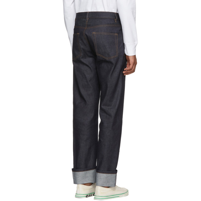 Helmut Lang Indigo Re-Edition Turn Up Raw Jeans Helmut Lang