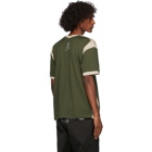 mastermind WORLD Green and Beige Double Layered T-Shirt