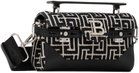 Balmain Black & Off-White B-Buzz 19 Bag