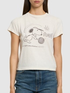 RE/DONE Classic Snoopy Tennis Cotton T-shirt