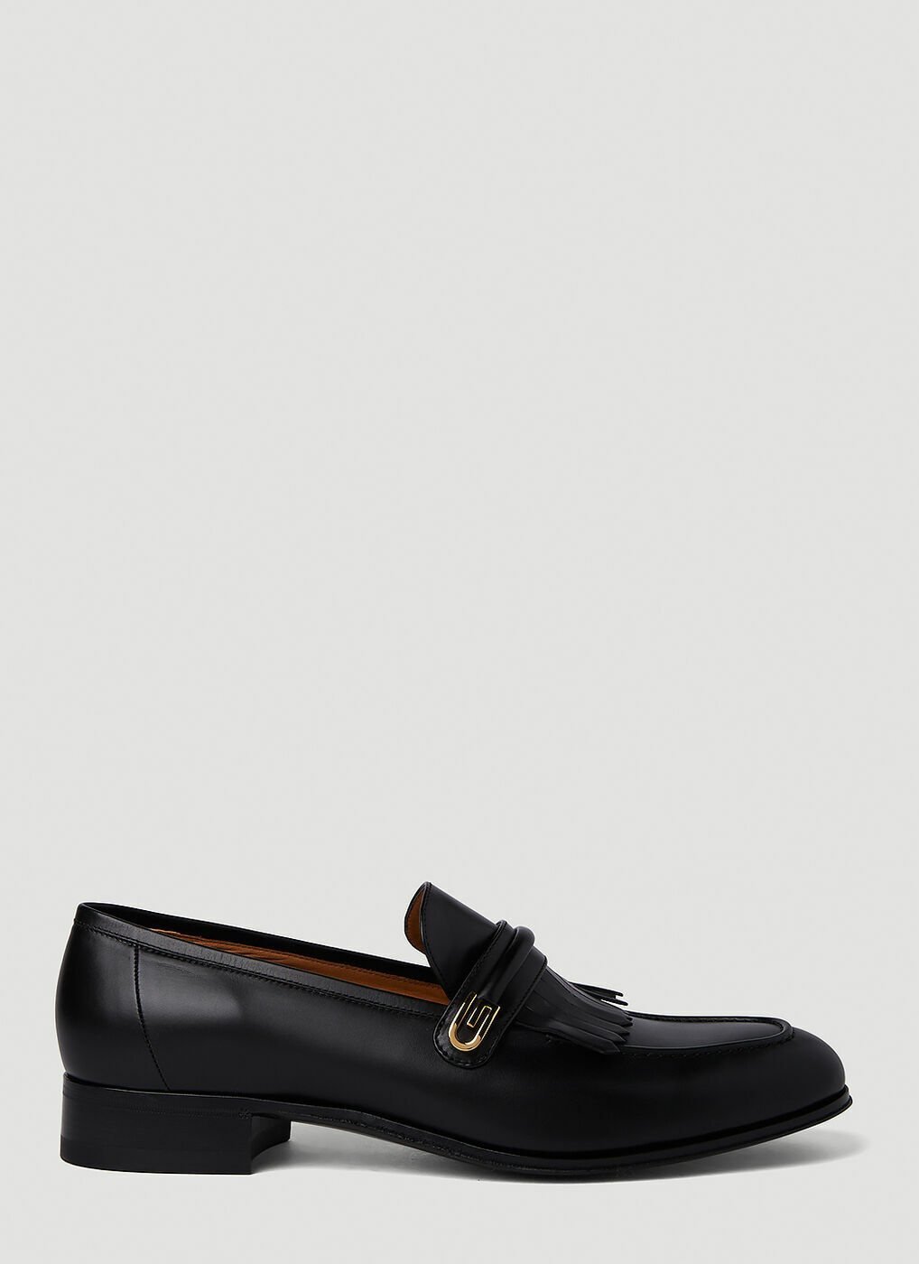 Mirrored G Loafers in Black Gucci