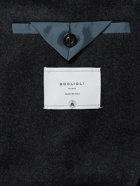 Boglioli - Double-Breasted Wool-Flannel Suit Jacket - Gray