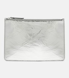 Maison Margiela - Metallic leather pouch