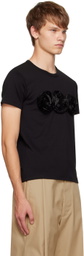 Meryll Rogge Black Floral T-Shirt