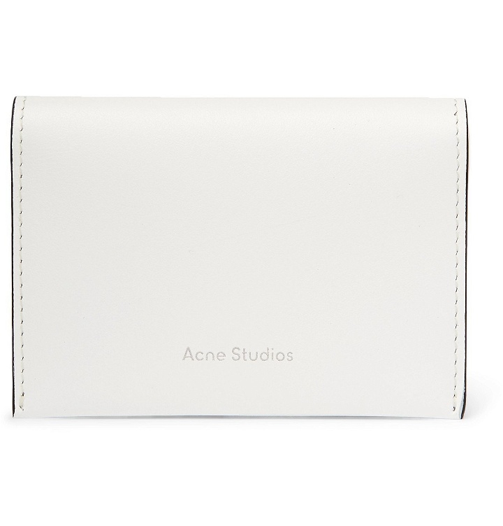 Photo: Acne Studios - Leather Bifold Cardholder - White