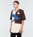 Burberry - Printed short-sleeved cotton shirt