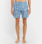 Onia - Calder Long-Length Printed Swim Shorts - Men - Turquoise