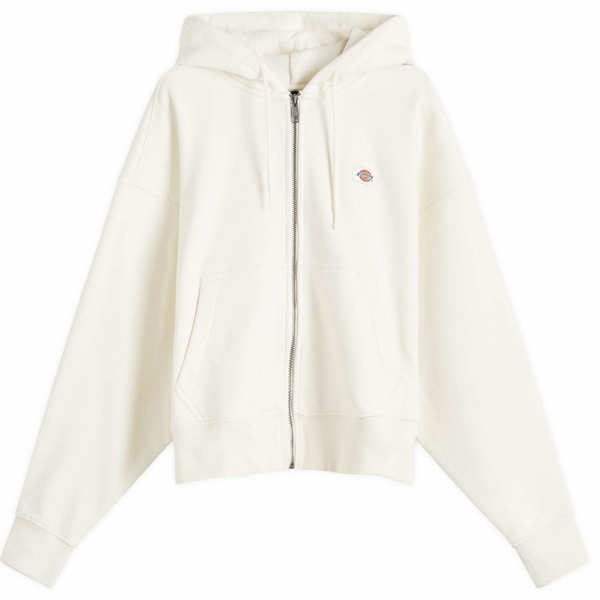 Dickies Women's Oakport Zip Hoodie in Ecru