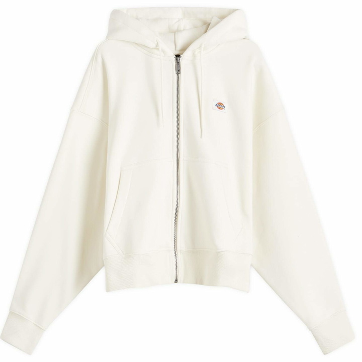 Photo: Dickies Women's Oakport Zip Hoodie in Ecru